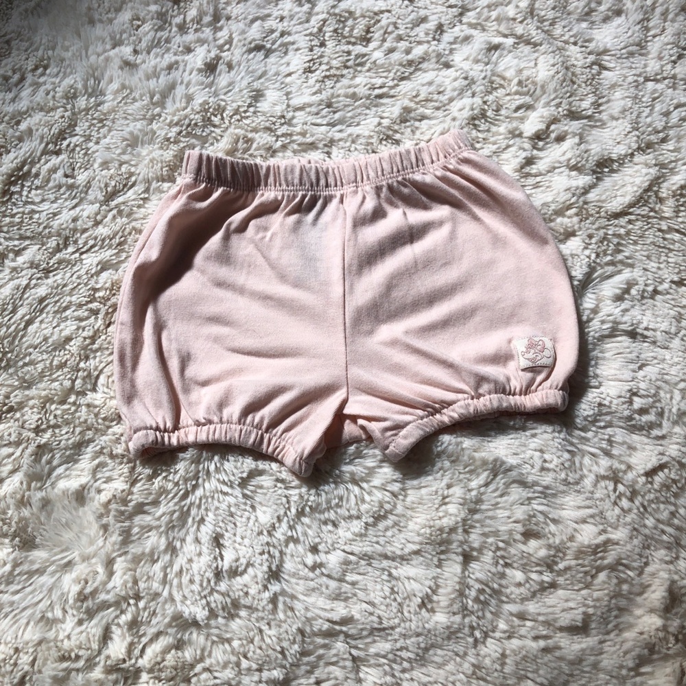 Disney Baby Light Peach Elastic Waist Shorts